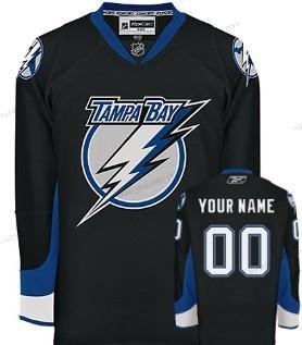 Miesten Tampa Bay Lightning Mukautettu Musta Paita