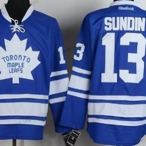 Miesten Toronto Maple Leafs #13 Mats Sundin Sininen Vieraspaita Paita