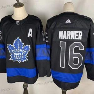 Miesten Toronto Maple Leafs #16 Mitch Marner Musta X Drew House Inside Out Ommeltu Paita