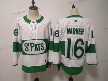 Miesten Toronto Maple Leafs #16 Mitch Marner Toronto St. Pats Road Aito Pelaaja Valkoinen Paita