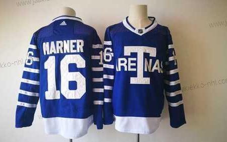 Miesten Toronto Maple Leafs #16 Mitchell Marner Royal Sininen Arenas 2017-2018 Jääkiekko Ommeltu NHL Paita