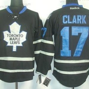 Miesten Toronto Maple Leafs #17 Wendel Clark Musta Ice Paita