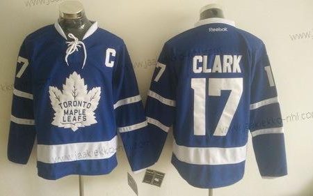 Miesten Toronto Maple Leafs #17 Wendel Clark Royal Sininen 2016-17 Kotiottelupaita 100th Vuosipäivä Jääkiekko Paita