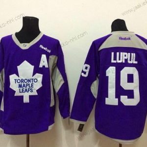 Miesten Toronto Maple Leafs #19 Joffrey Lupul 2014 Training Violetti Paita