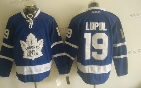 Miesten Toronto Maple Leafs #19 Joffrey Lupul Royal Sininen 2016-17 Kotiottelupaita 100th Vuosipäivä Jääkiekko Paita