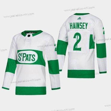 Miesten Toronto Maple Leafs #2 Ron Hainsey Toronto St. Pats Road Aito Pelaaja Valkoinen Paita