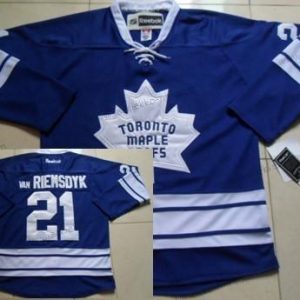 Miesten Toronto Maple Leafs #21 James Van Riemsdyk Sininen Vieraspaita Paita