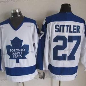 Miesten Toronto Maple Leafs #27 Darryl Sittler 1982-83 Valkoinen CCM Vintage Paita