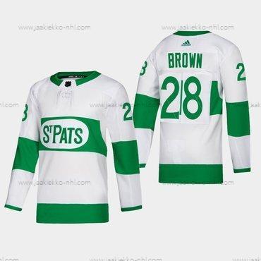 Miesten Toronto Maple Leafs #28 Connor Brown Toronto St. Pats Road Aito Pelaaja Valkoinen Paita