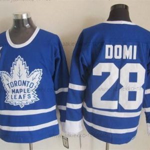 Miesten Toronto Maple Leafs #28 Tie Domi Sininen 75Th Retro CCM Paita