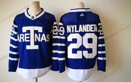 Miesten Toronto Maple Leafs #29 William Nylander Royal Sininen Arenas 2017-2018 Jääkiekko Ommeltu NHL Paita