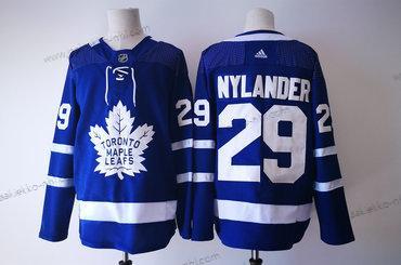 Miesten Toronto Maple Leafs #29 William Nylander Royal Sininen Kotiottelupaita 2017-2018 Jääkiekko Ommeltu NHL Paita