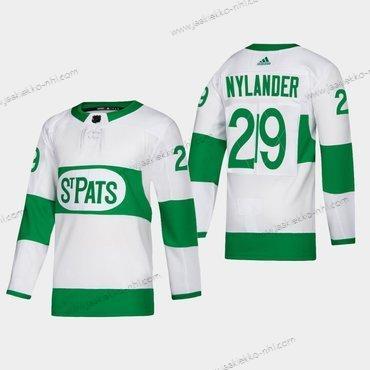 Miesten Toronto Maple Leafs #29 William Nylander St. Pats Road Aito Pelaaja Valkoinen Paita