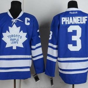 Miesten Toronto Maple Leafs #3 Dion Phaneuf Sininen Vieraspaita Paita