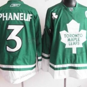 Miesten Toronto Maple Leafs #3 Dion Phaneuf St. Patrick’S Day Vihreä Paita