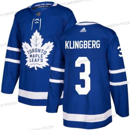 Miesten Toronto Maple Leafs #3 John Klingberg Sininen Ommeltu Paita