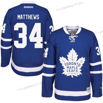 Miesten Toronto Maple Leafs #34 Auston Matthews Reebok Royal Sininen Valkoinen Kotiottelupaita Premier Paita