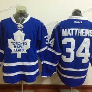 Miesten Toronto Maple Leafs #34 Auston Matthews Sininen Vaihtopaita Ommeltu NHL Paita