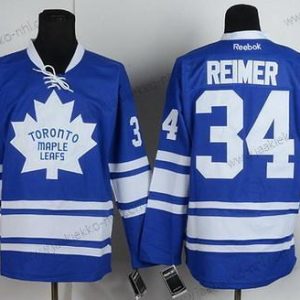 Miesten Toronto Maple Leafs #34 James Reimer Sininen Vieraspaita Paita