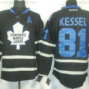 Miesten Toronto Maple Leafs #81 Phil Kessel Musta Ice Paita