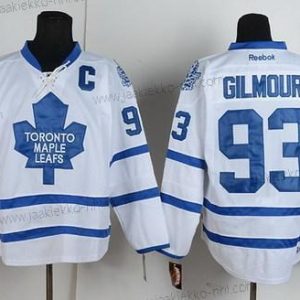 Miesten Toronto Maple Leafs #93 Doug Gilmour Retro Valkoinen Sininen CCM Paita