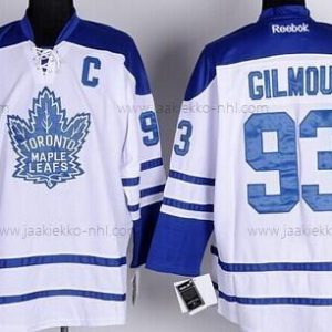 Miesten Toronto Maple Leafs #93 Doug Gilmour Valkoinen Vieraspaita Paita