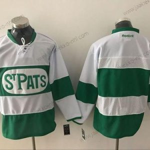 Miesten Toronto Maple Leafs Mukautettu Reebok Valkoinen 2017 St. Patrick’S Day Vihreä Jääkiekko Paita