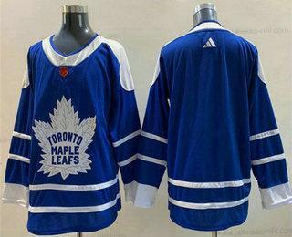 Miesten Toronto Maple Leafs Tyhjä Sininen 2022 Käänteinen Retro Ommeltu Paita