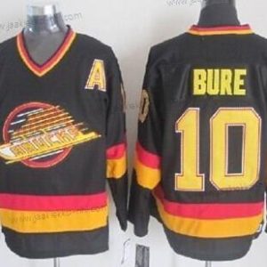 Miesten Vancouver Canucks #10 Pavel Bure Musta Retro CCM Paita