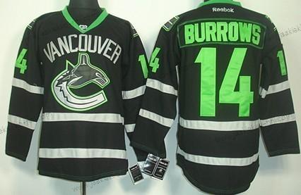 Miesten Vancouver Canucks #14 Alexandre Burrows Musta Ice Paita