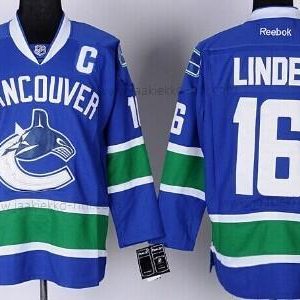 Miesten Vancouver Canucks #16 Trevor Linden Sininen Paita