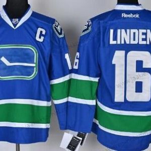 Miesten Vancouver Canucks #16 Trevor Linden Sininen Vieraspaita Paita