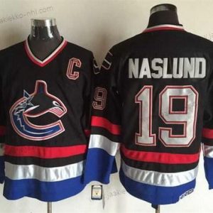 Miesten Vancouver Canucks #19 Markus Naslund 2003-04 Musta CCM Vintage Paita