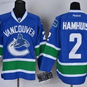 Miesten Vancouver Canucks #2 Dan Hamhuis Sininen Paita