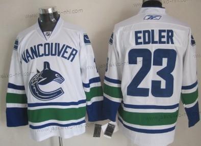 Miesten Vancouver Canucks #23 Alexander Edler Valkoinen Paita