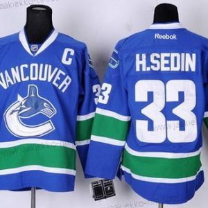 Miesten Vancouver Canucks #33 Henrik Sedin Sininen Paita