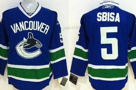 Miesten Vancouver Canucks #5 Luca Sbisa Sininen Paita