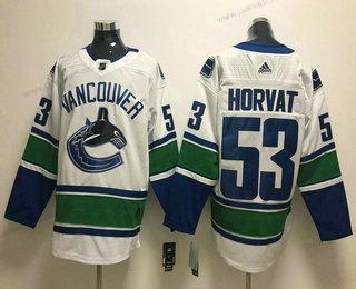 Miesten Vancouver Canucks #53 Bo Horvat Valkoinen 2017-2018 Jääkiekko Ommeltu NHL Paita