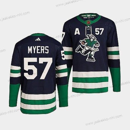 Miesten Vancouver Canucks #57 Tyler Myers Laivastonsininen 2022 Käänteinen Retro Ommeltu Paita