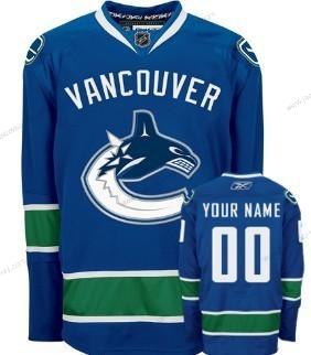 Miesten Vancouver Canucks Mukautettu Sininen Paita