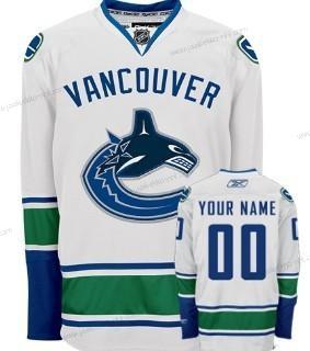 Miesten Vancouver Canucks Mukautettu Valkoinen Paita