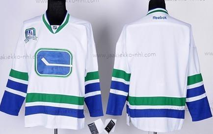 Miesten Vancouver Canucks Tyhjä Valkoinen Vieraspaita Paita