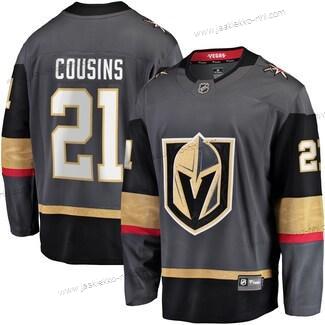 Miesten Vegas Golden Knights #21 Nick Cousins Fanatics Branded Harmaa Breakaway Kotiottelupaita Pelaaja Paita