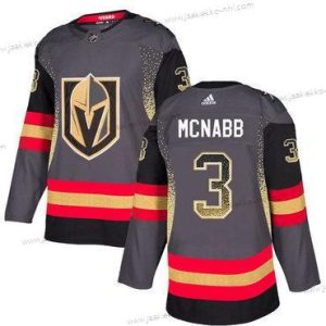 Miesten Vegas Golden Knights #3 Brayden Mcnabb Harmaa Paita