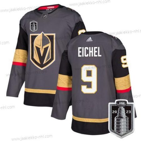 Miesten Vegas Golden Knights #9 Jack Eichel Harmaa 2023 Stanley Cup Final Ommeltu Paita