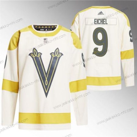 Miesten Vegas Golden Knights #9 Jack Eichel Kerma 2024 Talvi Klassinen Primegreen Ommeltu Paita