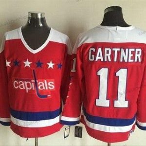 Miesten Washington Capitals #11 Mike Gartner 1987-88 Punainen CCM Vintage Paita