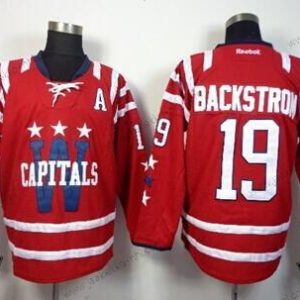 Miesten Washington Capitals #19 Nicklas Backstrom 2015 Talvi Klassinen Punainen Paita