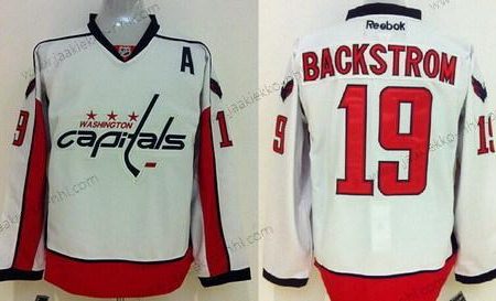 Miesten Washington Capitals #19 Nicklas Backstrom Valkoinen Paita