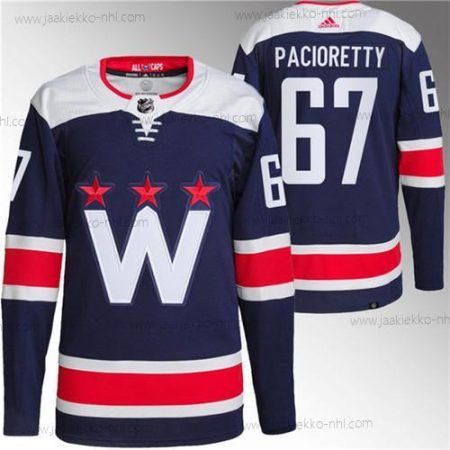 Miesten Washington Capitals #67 Max Pacioretty Laivastonsininen Ommeltu Paita